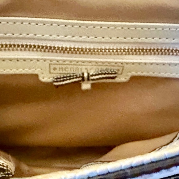 Henri Bendel Cream Color Caviar Leather Shoulder Bag - Picture 7 of 16